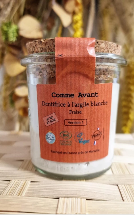 Dentifrice en pâte Comme Avant à la fraise